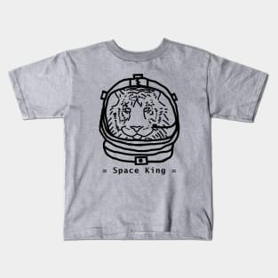 Portrait of a Space Tiger Astronaut Sci Fi Kids T-Shirt